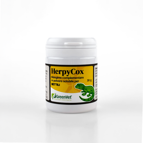 GreenVet HerpyCox – Mangime Complementare con Echinacea per Rettili 30 g