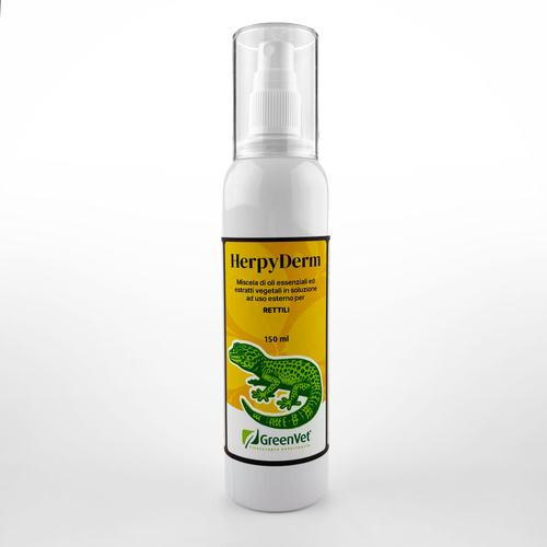 GreenVet HerpyDerm – Spray Botanico per Rettili 150 ml